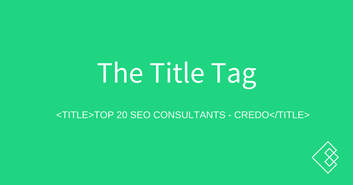 Title Tags for SEO