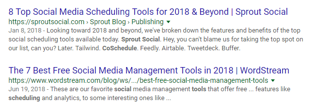 Social-Media-Tool-Search-Results