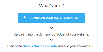downloadable XML sitemap